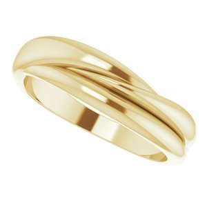 14K Yellow 5.5 mm Freeform Ring - BN & CO JEWELRY