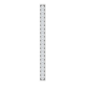 14K White 1/5 CTW Natural Diamond Vertical Bar Pendant - BN & CO JEWELRY