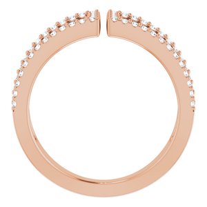 14K Rose 1/3 CTW Natural Diamond Ring - BN & CO JEWELRY