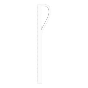14K White 1/5 CTW Natural Diamond Vertical Bar Pendant - BN & CO JEWELRY