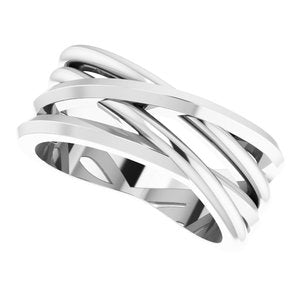 Sterling Silver Negative Space Freeform Ring - BN & CO JEWELRY
