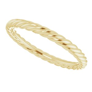 18K Yellow Band for 8x6 mm Oval Ring - BN & CO JEWELRY