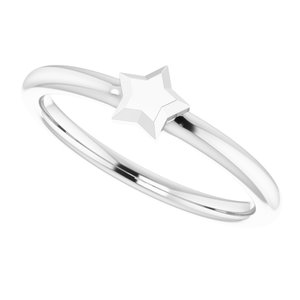 Sterling Silver Stackable Star Ring - BN & CO JEWELRY