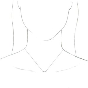 14K White 1/10 CTW Natural Diamond Bar 16-18" Necklace - BN & CO JEWELRY