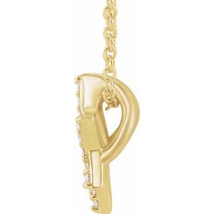 14K Yellow 1/8 CTW Natural Diamond Star of David 16-18" Necklace - BN & CO JEWELRY