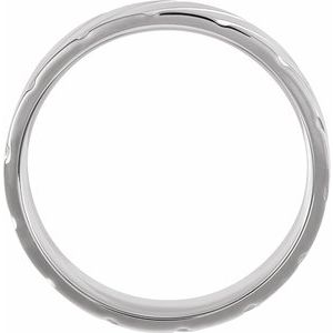 Sterling Silver 6 mm Grooved Band Size 11.5 - BN & CO JEWELRY