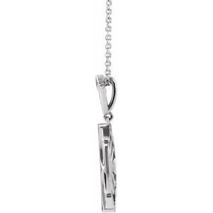 Sterling Silver Geometric 16-18" Necklace - BN & CO JEWELRY
