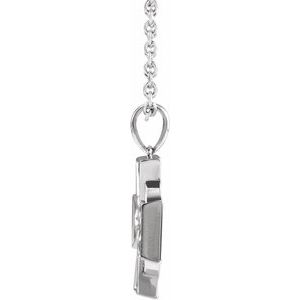 Sterling Silver Celtic Cross 20" Necklace - BN & CO JEWELRY