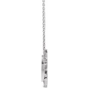 Sterling Silver Geometric 16" Necklace - BN & CO JEWELRY