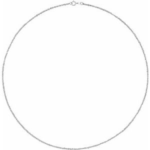 14K White 1.7 mm Diamond-Cut Singapore 20" Chain - BN & CO JEWELRY