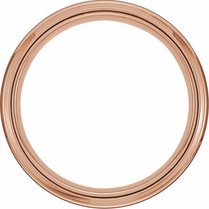 18K Rose Gold PVD & Black PVD Tungsten 4 mm Size 6.5 Band with Satin Finish - BN & CO JEWELRY