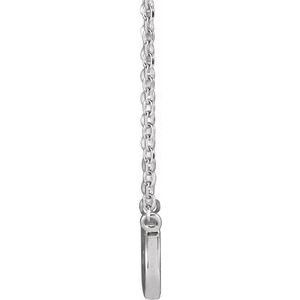 Sterling Silver Faith Infinity 18" Necklace - BN & CO JEWELRY