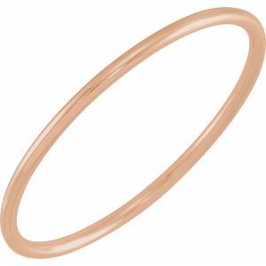 14K Rose Stackable Ring Size 7 - BN & CO JEWELRY