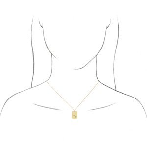 14K Yellow Natural Peridot & .0075 CTW Natural Diamond Gemini Zodiac Constellation 16-18" Necklace - BN & CO JEWELRY