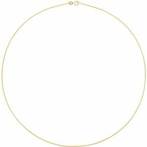 14K Yellow Solid Snake 16" Chain - BN & CO JEWELRY