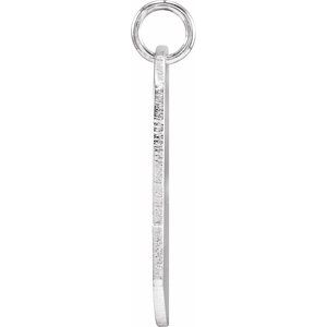 Sterling Silver 16x14 mm Engravable Heart Pendant - BN & CO JEWELRY