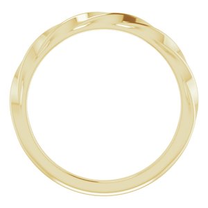 14K Yellow Twisted Stackable Ring - BN & CO JEWELRY