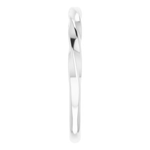 Sterling Silver Twisted Stackable Ring - BN & CO JEWELRY