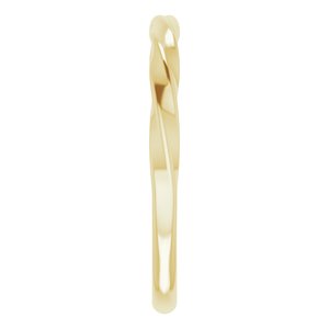 14K Yellow Twisted Stackable Ring - BN & CO JEWELRY