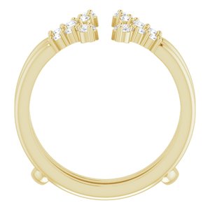 14K Yellow 1/3 CTW Natural Diamond Ring Guard - BN & CO JEWELRY