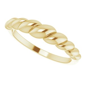 14K Yellow Rope Dome Ring - BN & CO JEWELRY