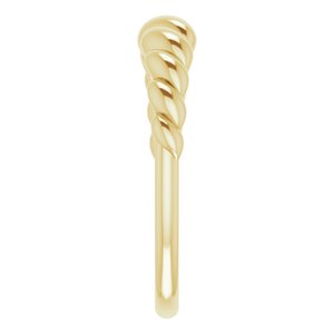 14K Yellow Rope Dome Ring - BN & CO JEWELRY
