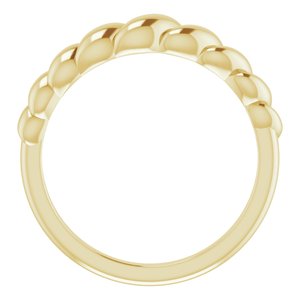 14K Yellow Rope Dome Ring - BN & CO JEWELRY
