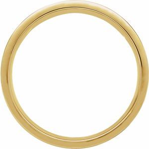 14K Yellow Grooved Band - BN & CO JEWELRY