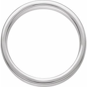 14K White 6 mm Nugget Pattern Band with Satin Finish Size 8.5 - BN & CO JEWELRY