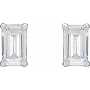 14K White 3/4 CTW Lab-Grown Diamond Earrings - BN & CO JEWELRY