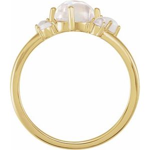 14K Yellow Natural Multi-Gemstone Scattered Ring - BN & CO JEWELRY