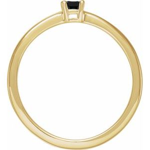 14K Yellow Natural Black Onyx Ring - BN & CO JEWELRY