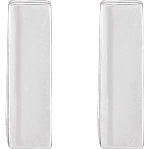 Sterling Silver 10 mm Square Hoop Huggie Earrings - BN & CO JEWELRY