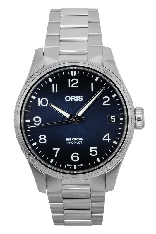 Oris Big Crown Propilot Stainless Steel Blue Dial Automatic 01-751-7761-4065-07-8-20-08P 100M Men's Watch - Oris