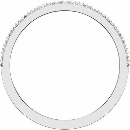 14K Gold 1/2 CTW Lab-Grown Diamond Band