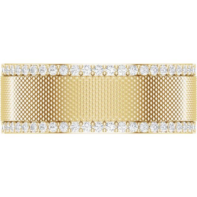 14K Gold 1/2 CTW Lab-Grown Diamond Band