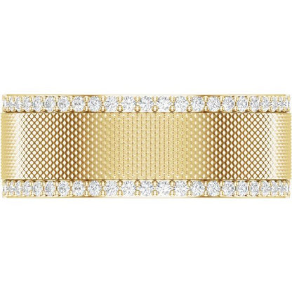 14K Gold 1/2 CTW Lab-Grown Diamond Band