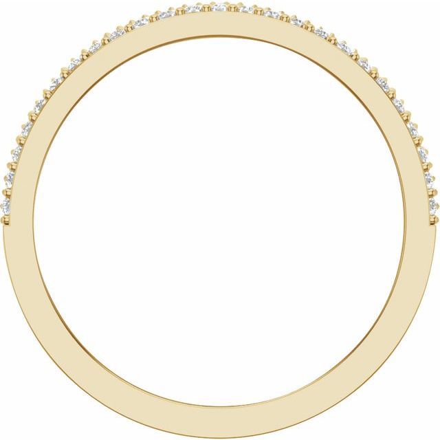 14K Gold 1/2 CTW Lab-Grown Diamond Band