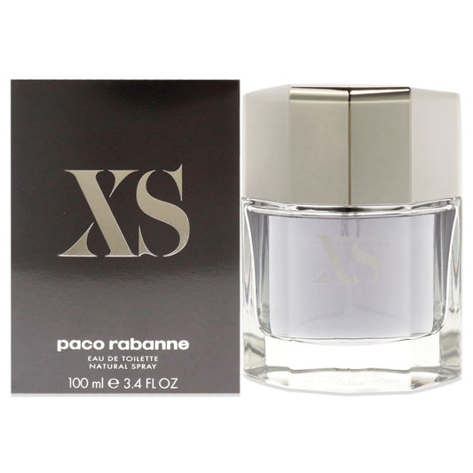 Paco Rabanne Black XS for Men 3.4 oz Eau de Toilette Spray - Paco