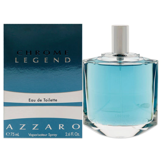 Azzaro Chrome Legend for Men - 2.6 oz Eau de Toilette Spray - Azzaro