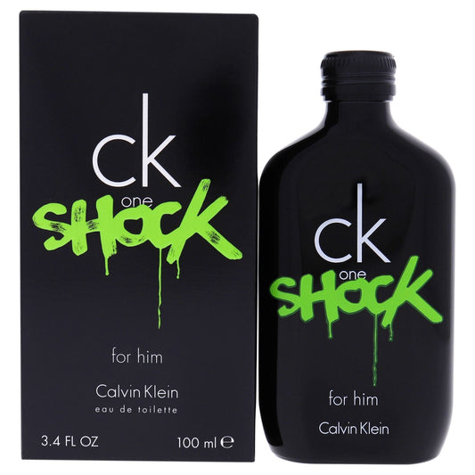 Calvin Klein CK One Shock for Men - 3.4 oz EDT Spray - Calvin