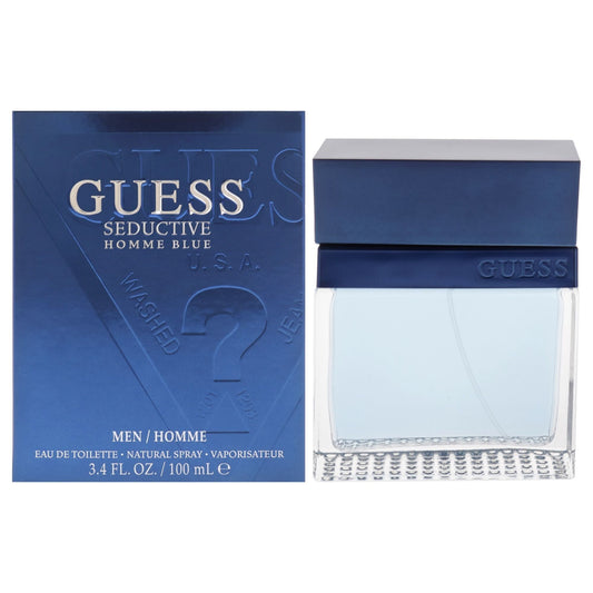 Guess Seductive Homme Blue by Guess for Men - 3.4 oz Eau de Toilette Spray - Guess