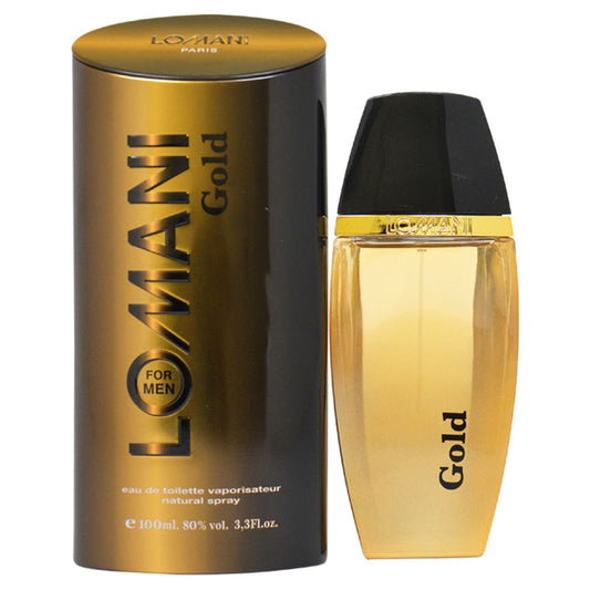 Lomani Gold by Lomani for Men - 3.3 oz Eau de Toilette Spray - Lomani