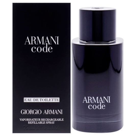 Giorgio Armani Armani Code for Men - 2.5 oz EDT Spray - Giorgio