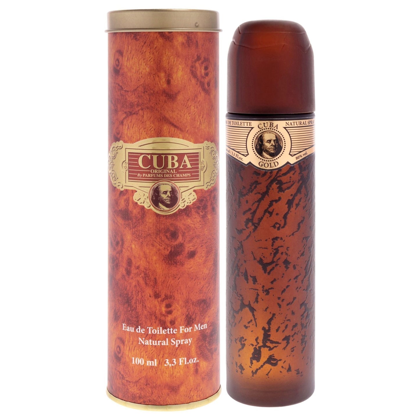 Cuba Gold for Men - 3.3 oz Eau de Toilette Spray - Cuba