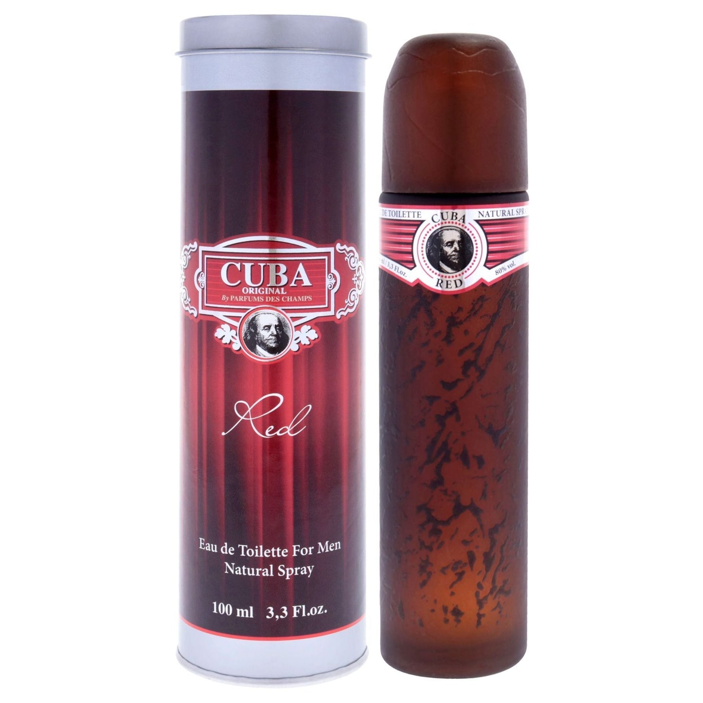Cuba Red by Cuba for Men - 3.3 oz Eau de Toilette Spray - Cuba