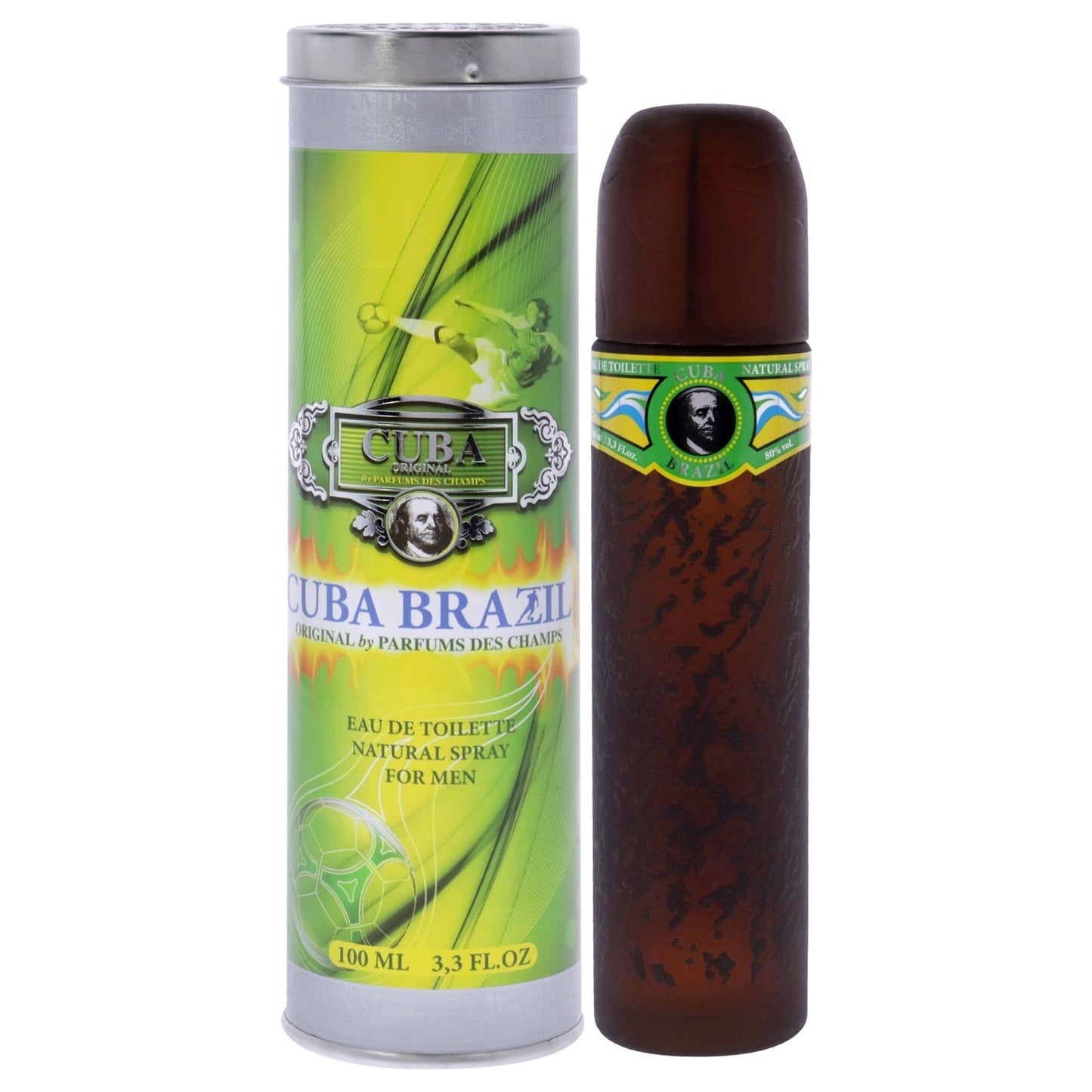 Cuba Brazil for Men - 3.3 oz Eau de Toilette Spray - Cuba