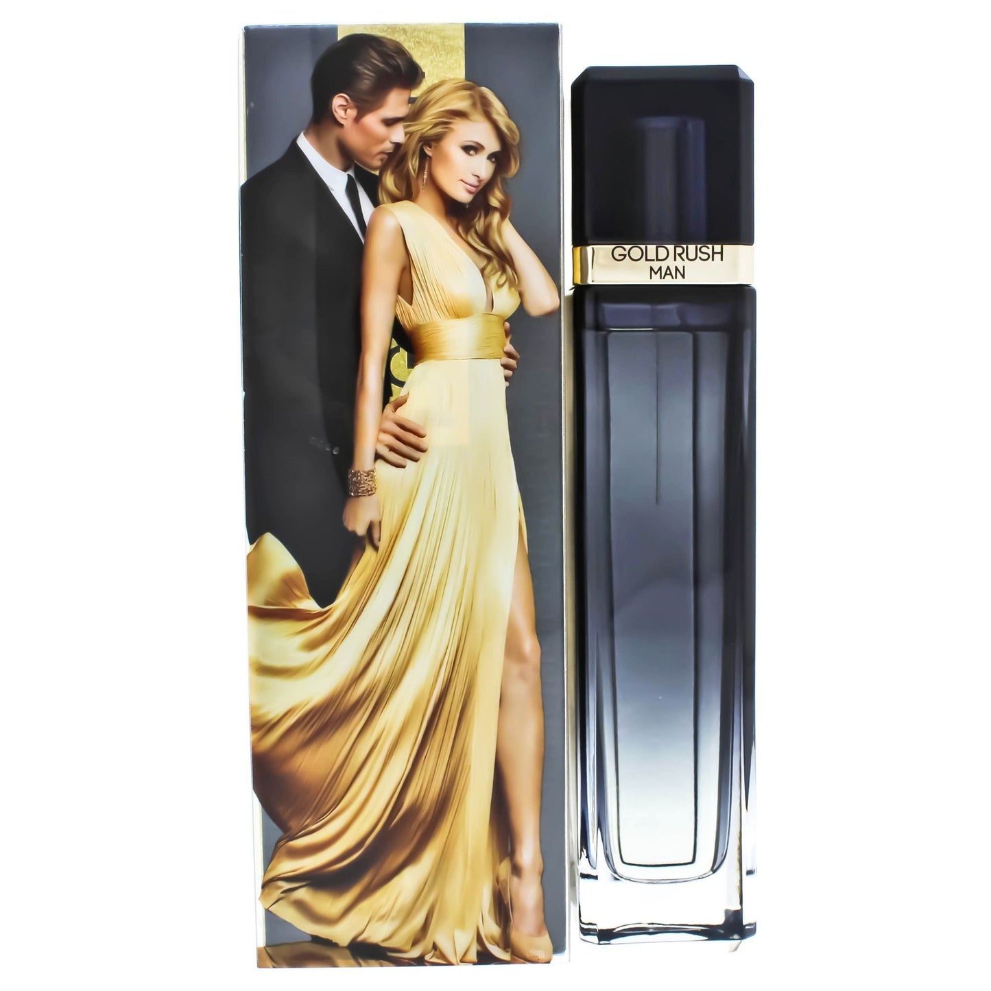 Paris Hilton Gold Rush by Paris Hilton for Men - 3.4 oz Eau de Toilette Spray - Paris