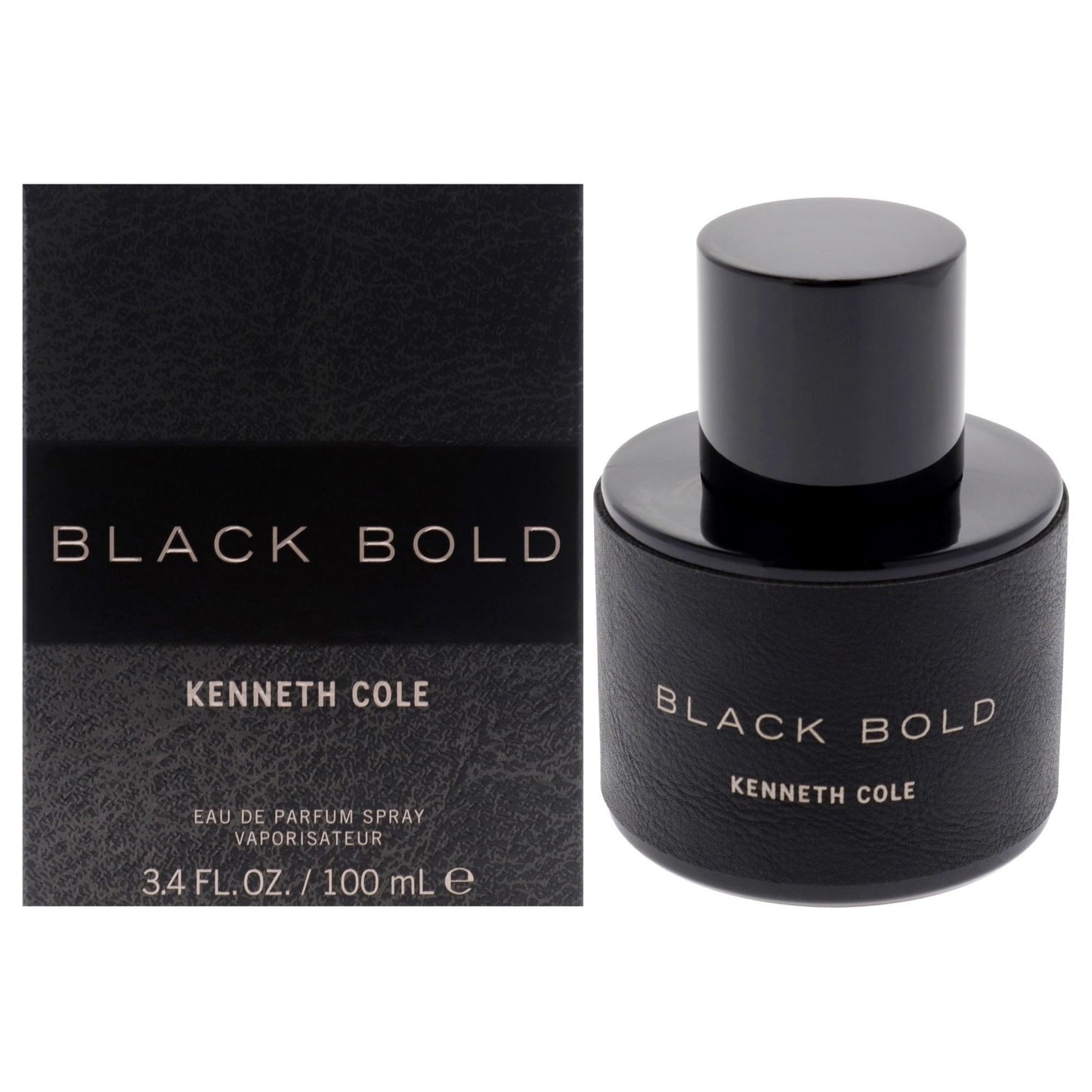 Kenneth Cole Black Bold for Men 3.4 oz Eau de Parfum Spray - Kenneth