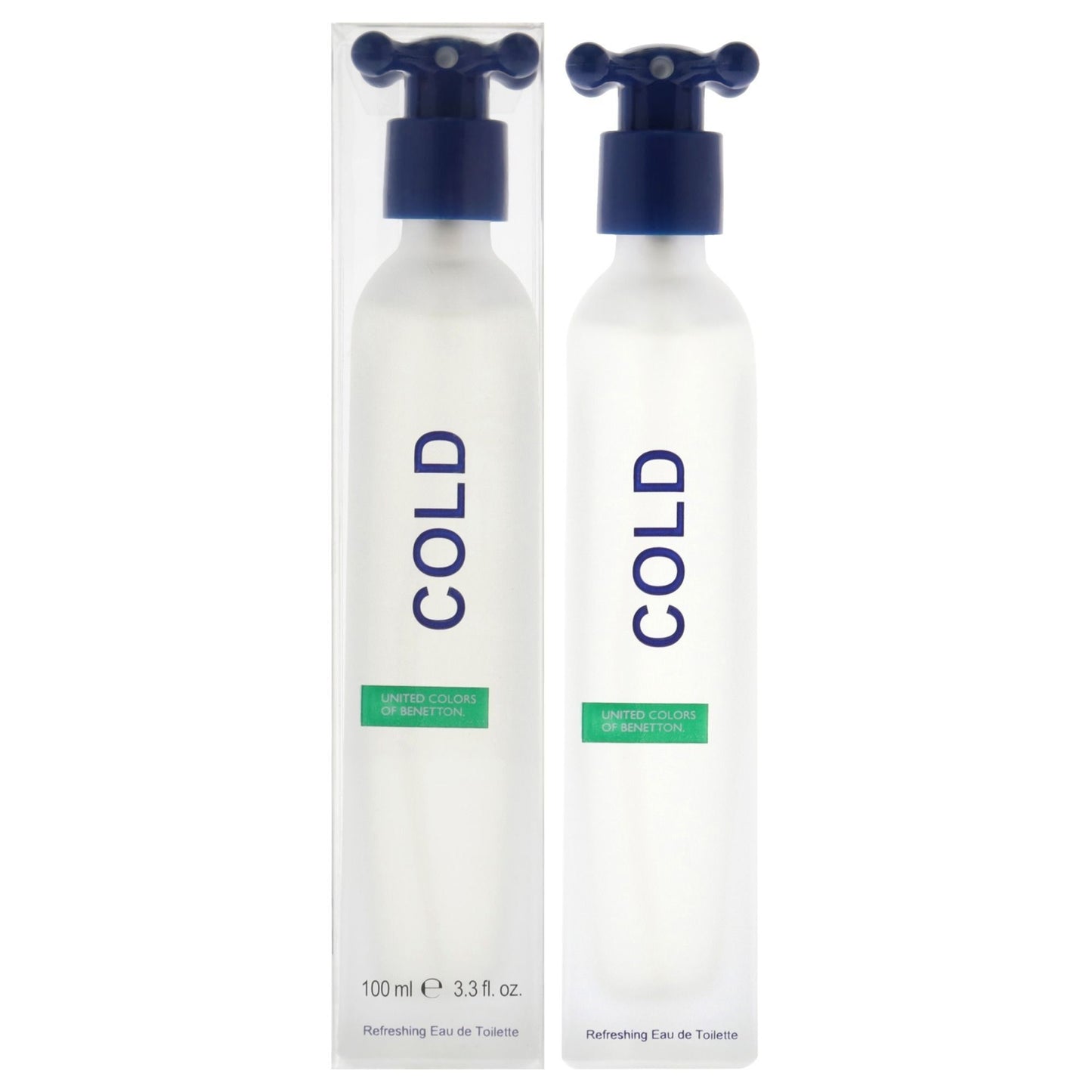 United Colors of Benetton Cold for Men 3.3 oz Eau de Toilette Spray - United